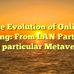 The Evolution of Online Gaming: From LAN Parties to the particular Metaverse