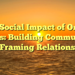 The Social Impact of Online Games: Building Communities and Framing Relationships