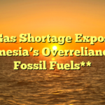 **Gas Shortage Exposes Indonesia’s Overreliance on Fossil Fuels**